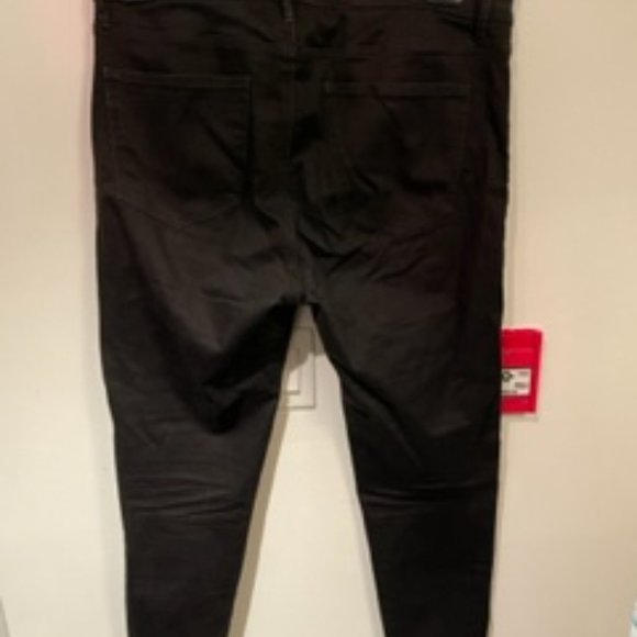 Ann Taylor Skinny Black Jeans Sculpting Pockets Size 12 - Picture 3 of 4